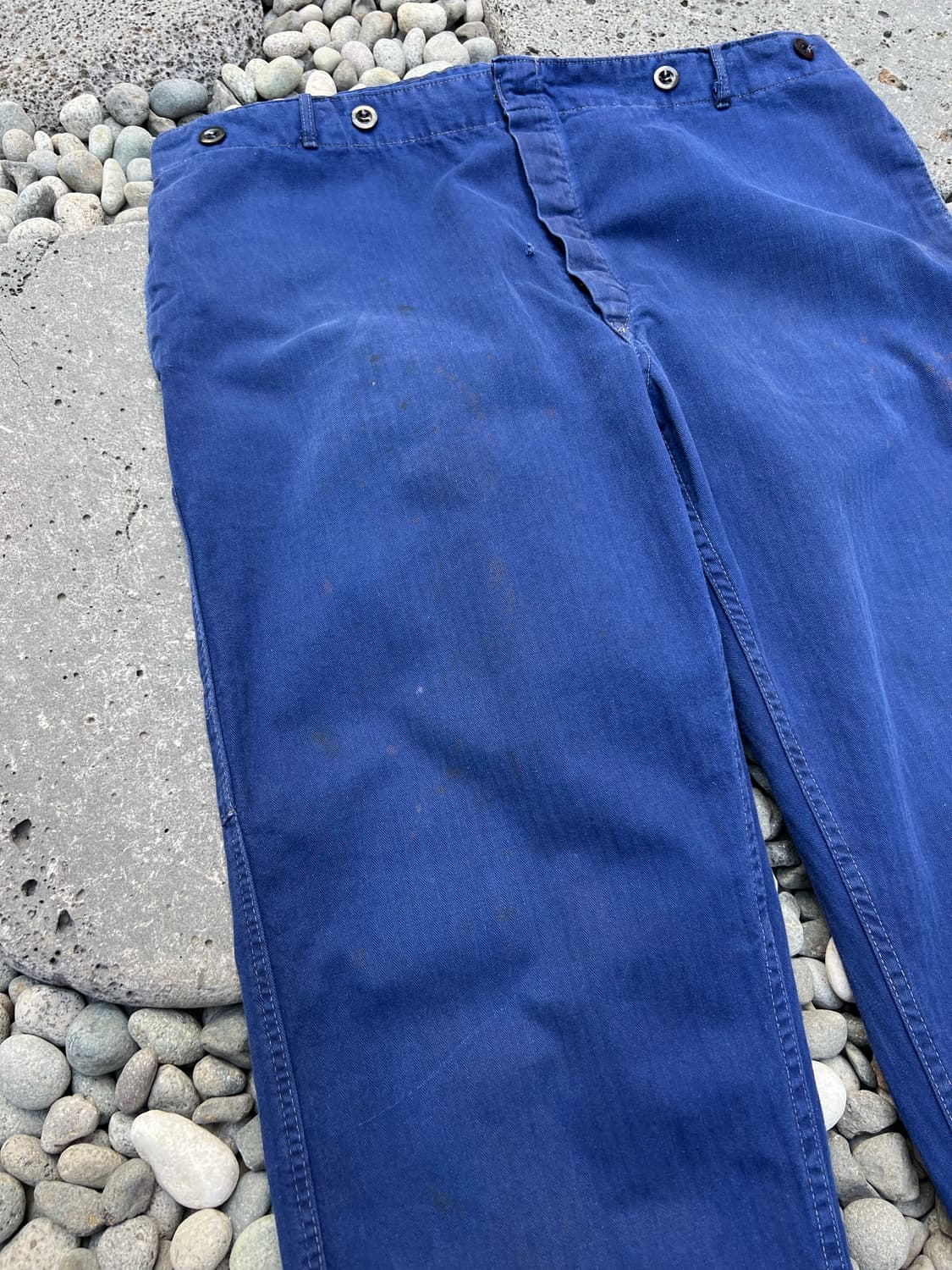 (38인치)FADED VINTAGE WASHING 헤링본프렌치워크팬츠 상품이미지5