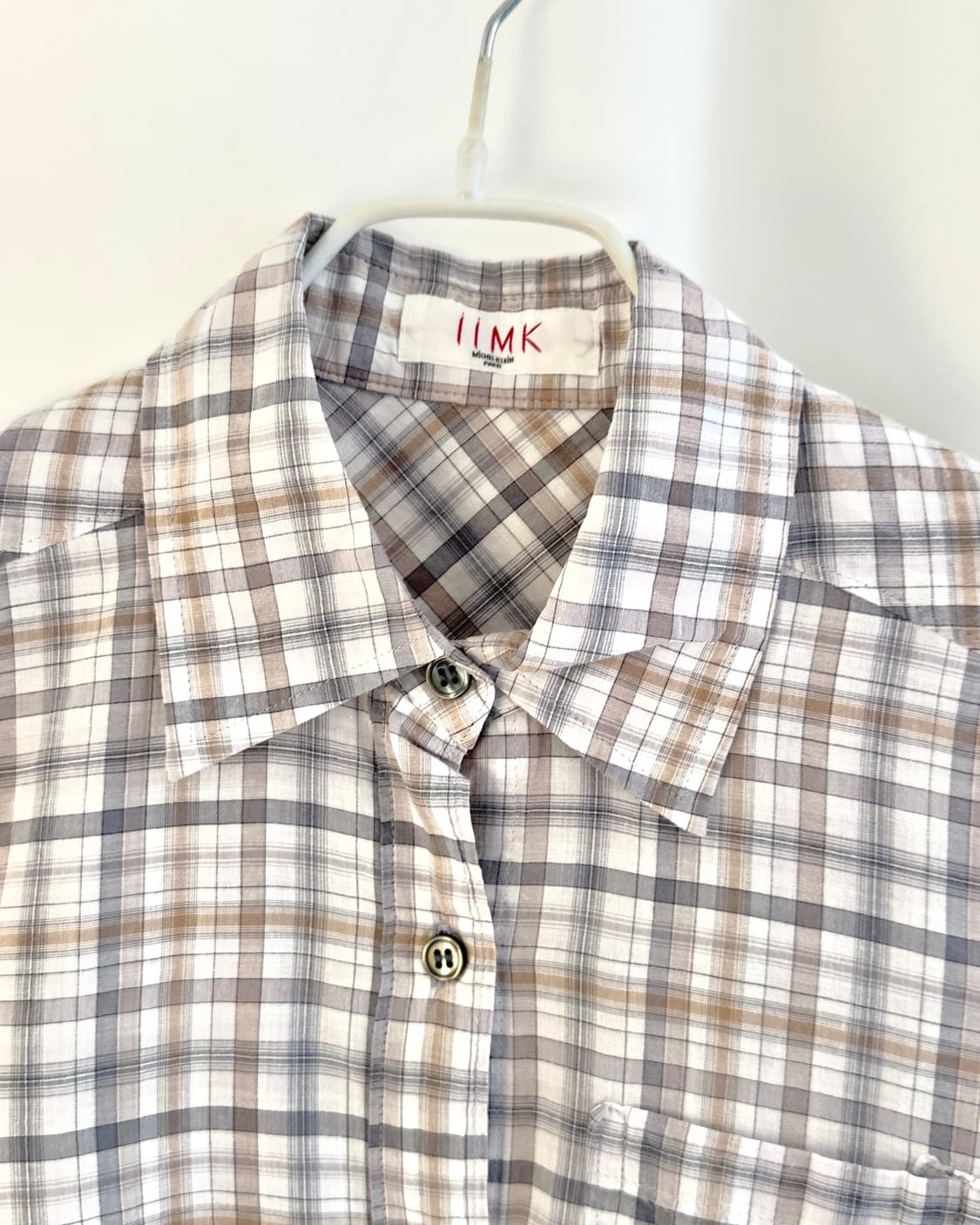 [MICHEL KLEIN] check cotton shirts 상품이미지2