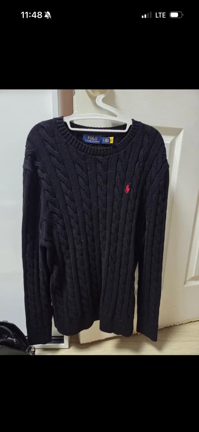 폴로 랄프로렌 니트 블랙 L사이즈(새상품급) 상품이미지1