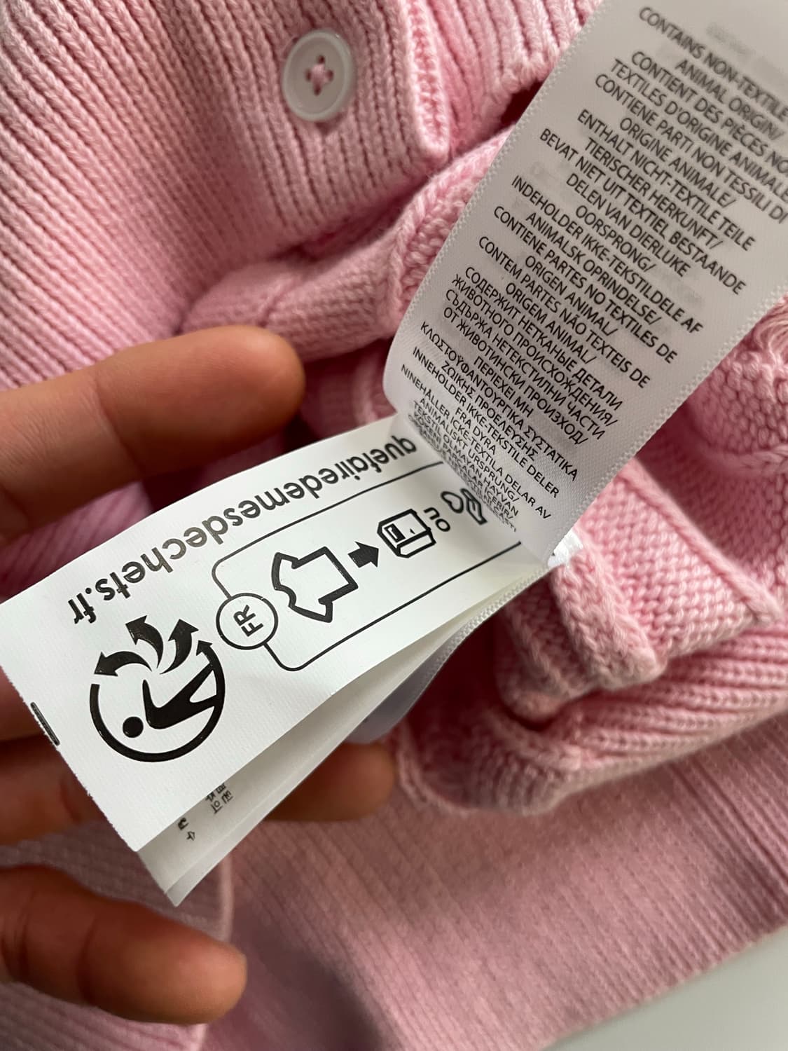 폴로 케이블 니트 가디건 M 상품이미지4