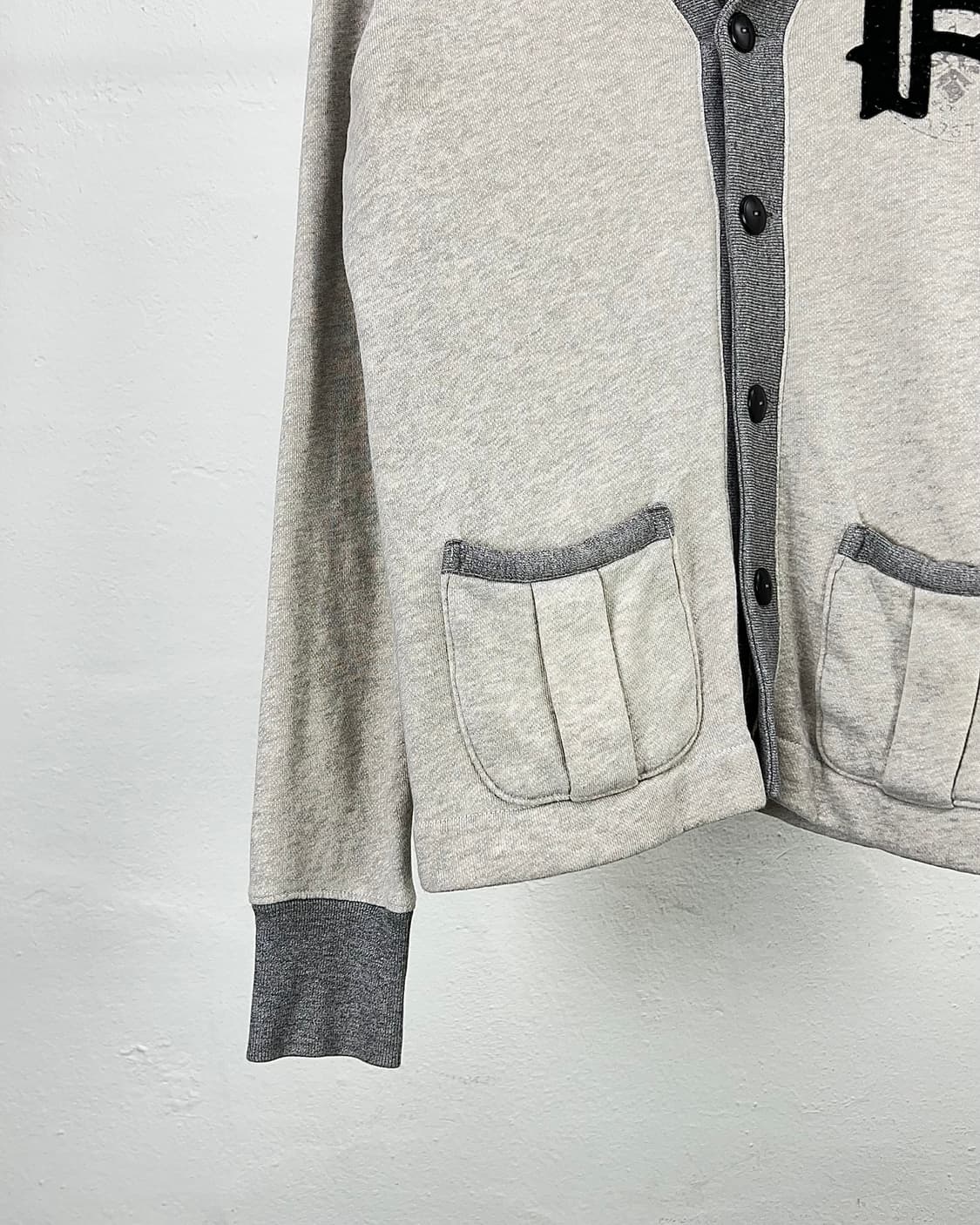 폴로 랄프로렌 투 컬러 숄카라 더블 포켓 스웨트 가디건 상품이미지4