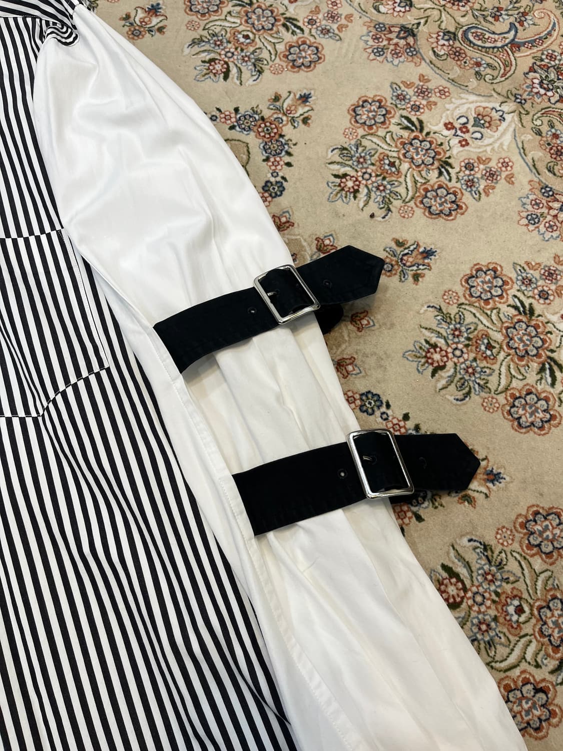 꼼데가르송 셔츠 스트라이프 버클스트랩 셔츠 상품이미지7