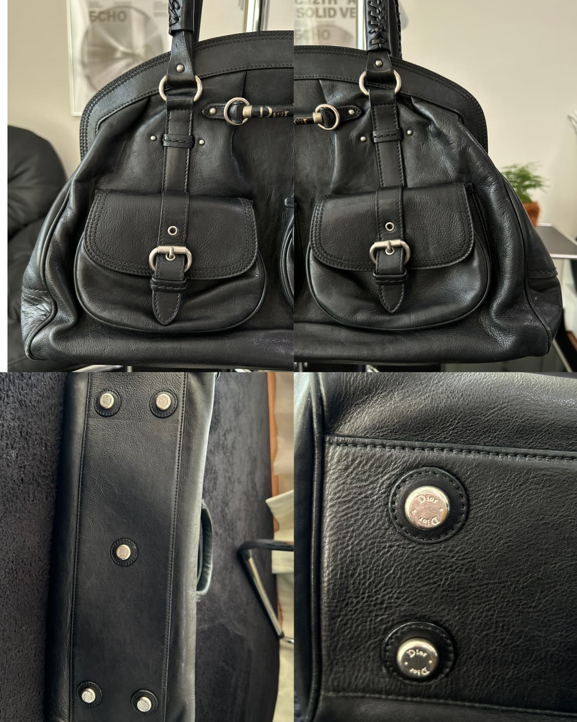 디올 마이 디올 레더 투포켓 토트백 상품이미지7