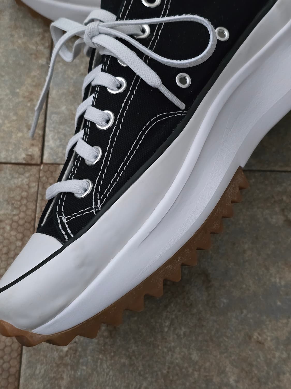 (270)컨버스 런스타 하이크 로우 검흰 상품이미지6