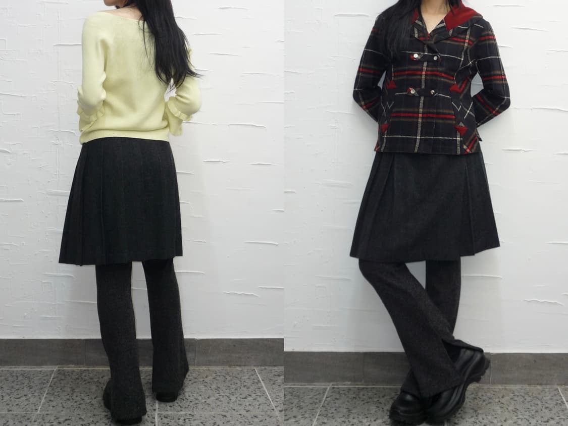 Twin buckle wrap skirt 상품이미지3