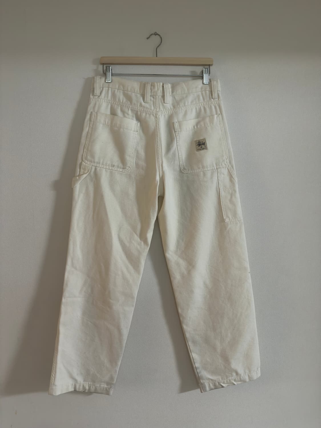 스투시 더블니 bone white 30 상품이미지2