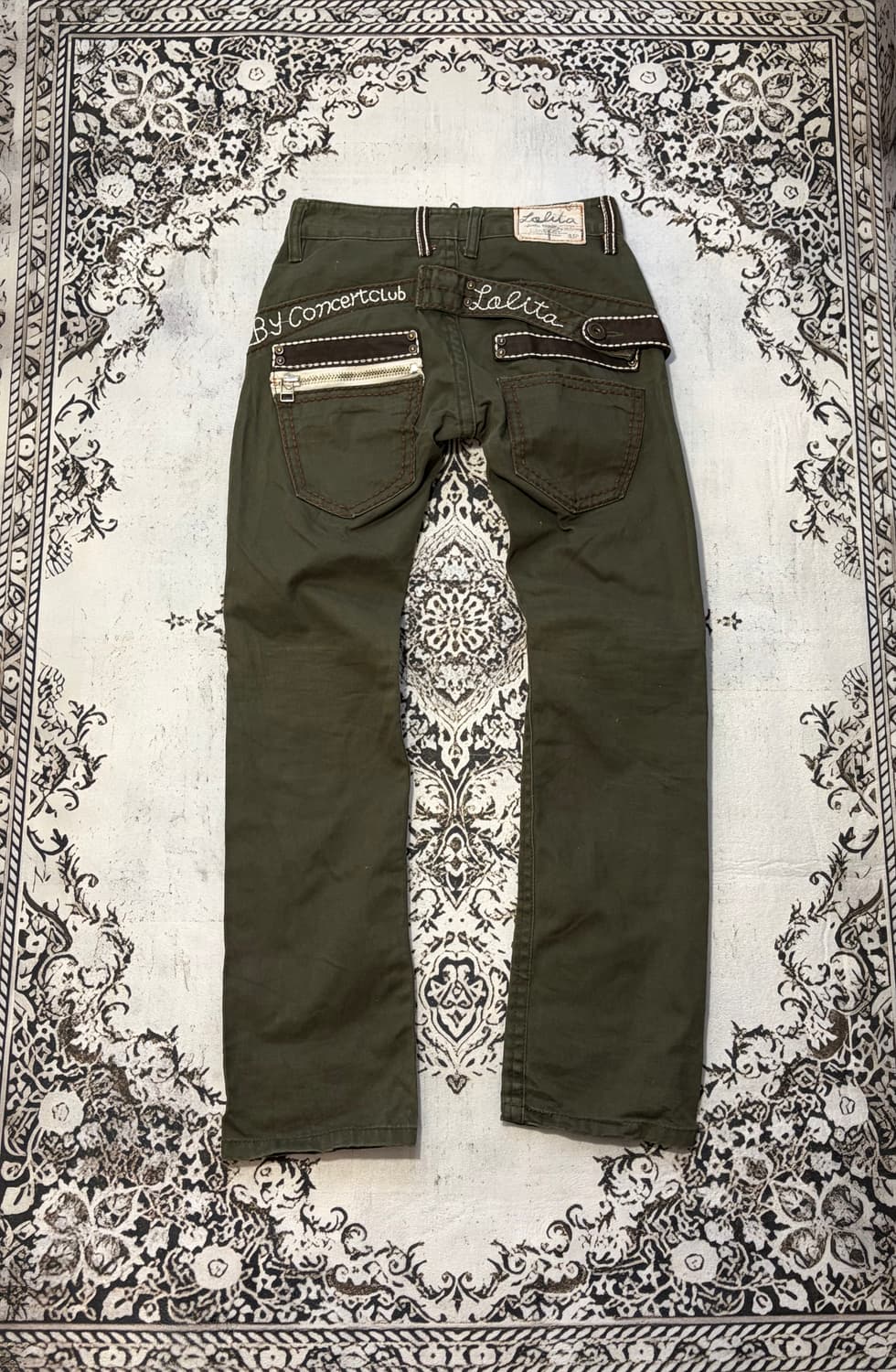 Y2K LOLITA JEANS back buckle pants 상품이미지2