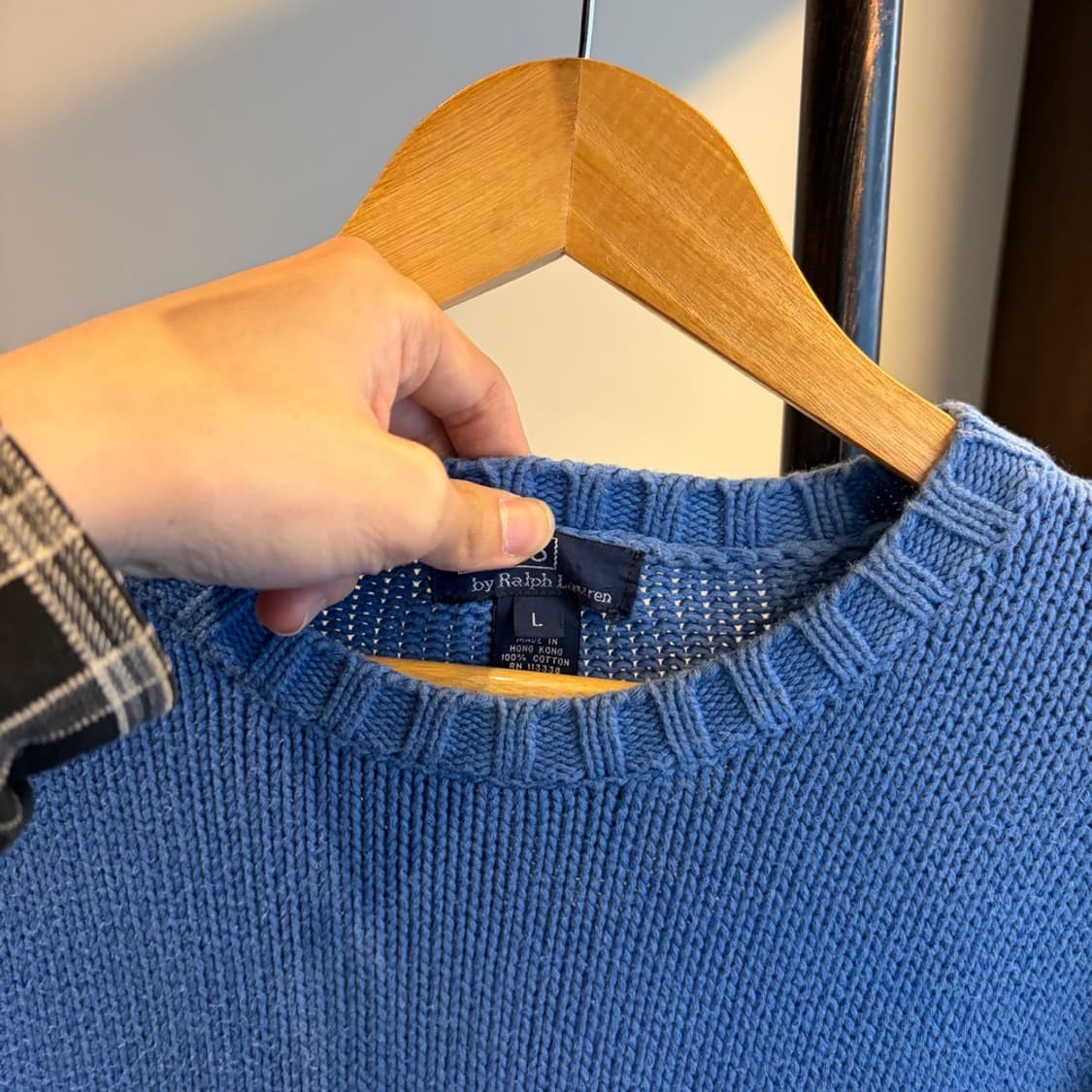 15607 - 폴로 랄프로렌 스카이블루 니트 상품이미지5