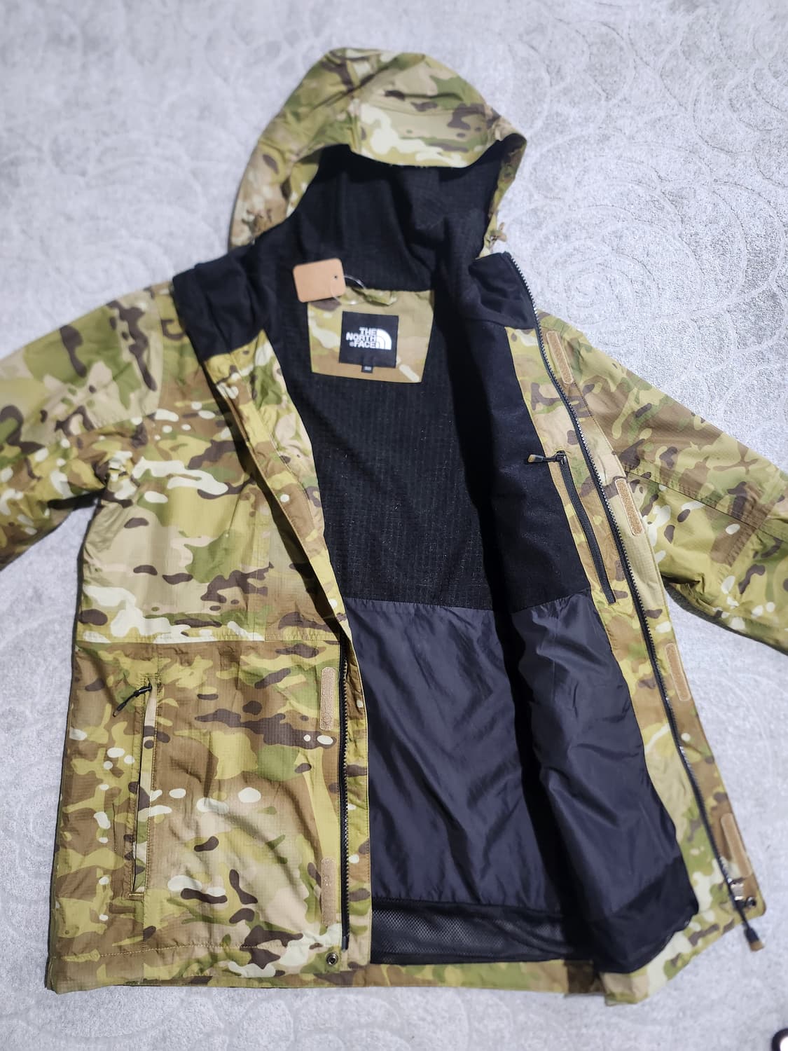 *노스페이스 카모플라주 바람막이 S 상품이미지3