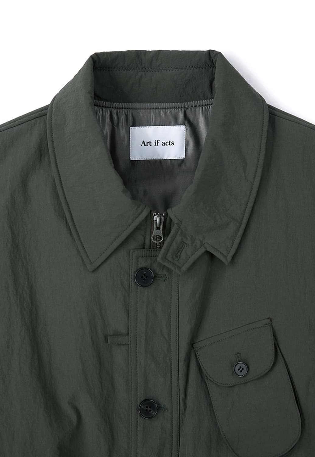 아트이프액츠 Solid Pocket MA-1_ Moss Green(L) 상품이미지1