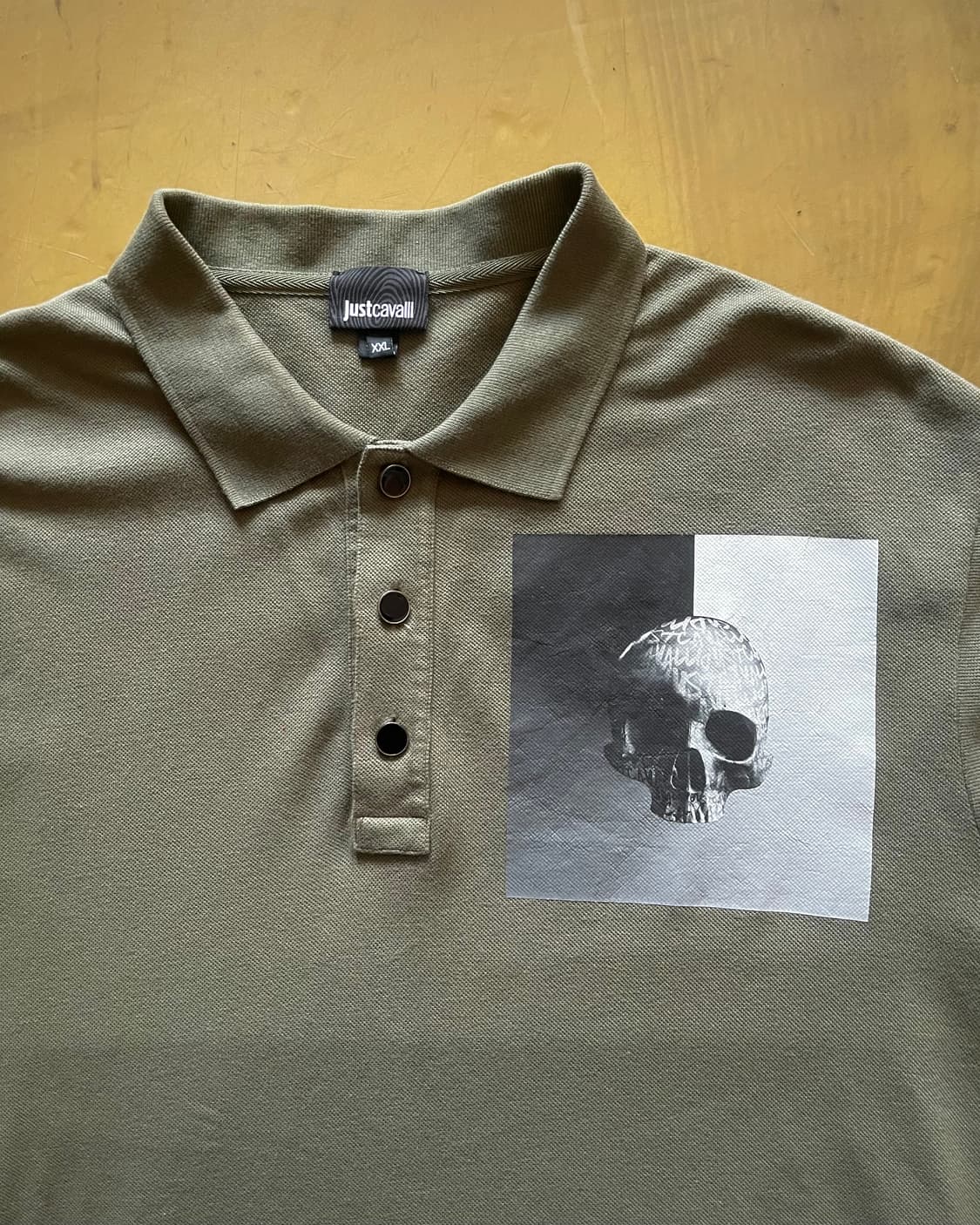 JUST CAVALLI 19ss Skull Printed PK-Shirt 상품이미지3