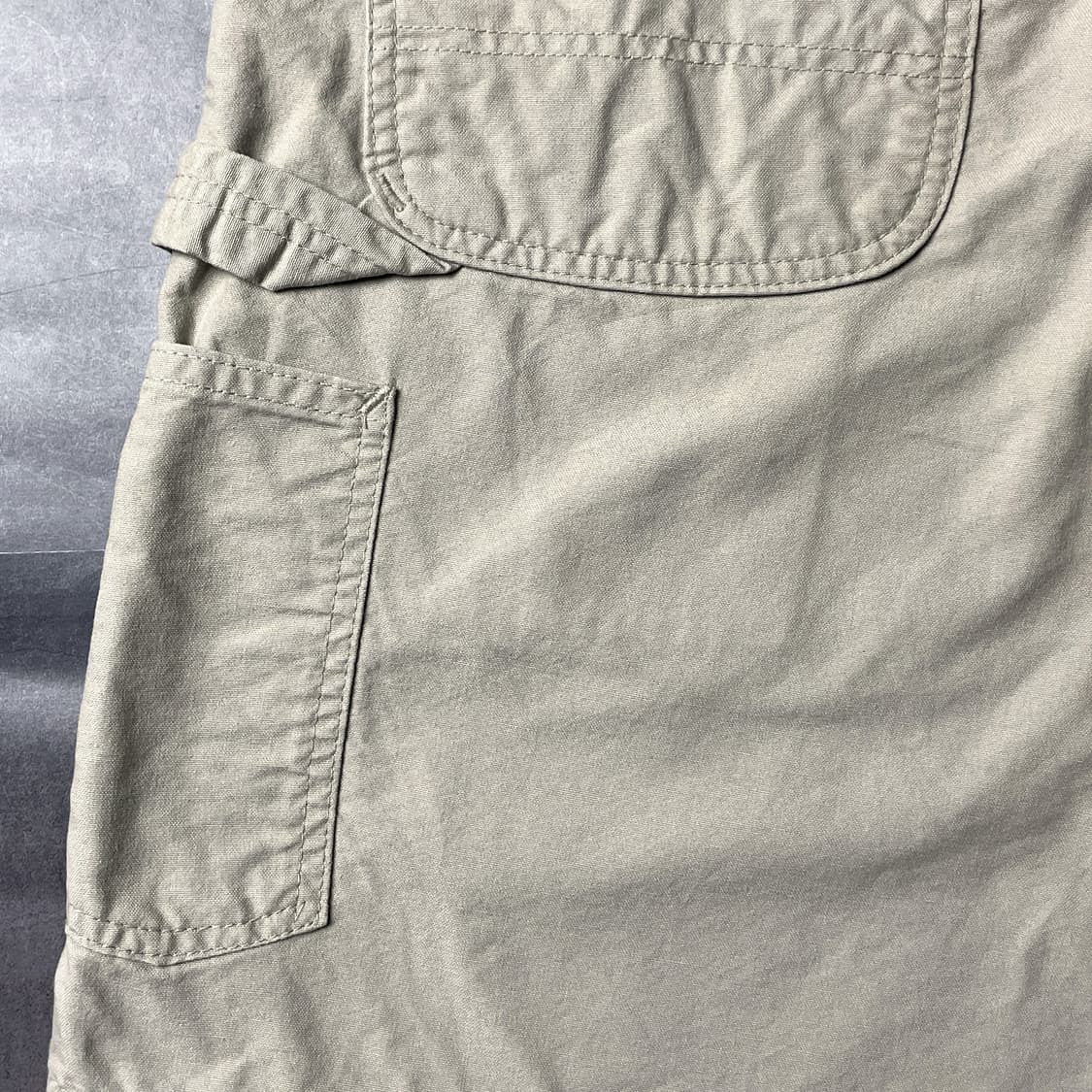 CARHARTT 칼하트B144 베이지 카펜터 워크 하프팬츠 A01164 상품이미지9