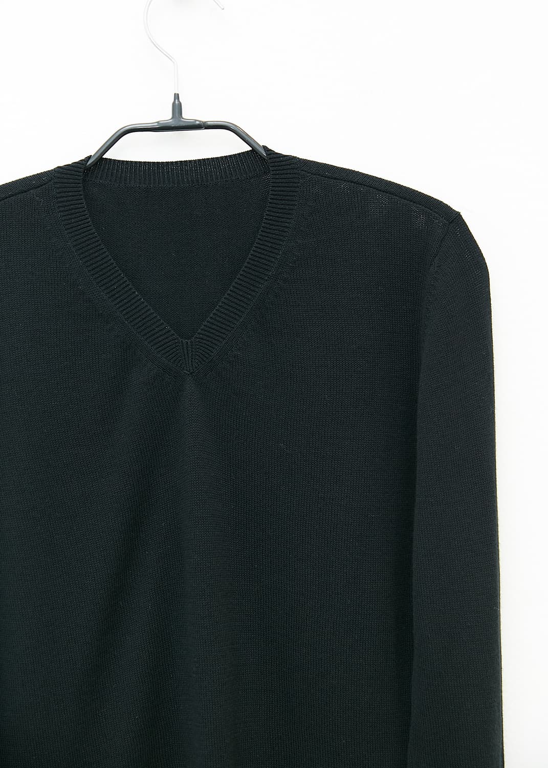 V-neck Cotton Knit Top 상품이미지2