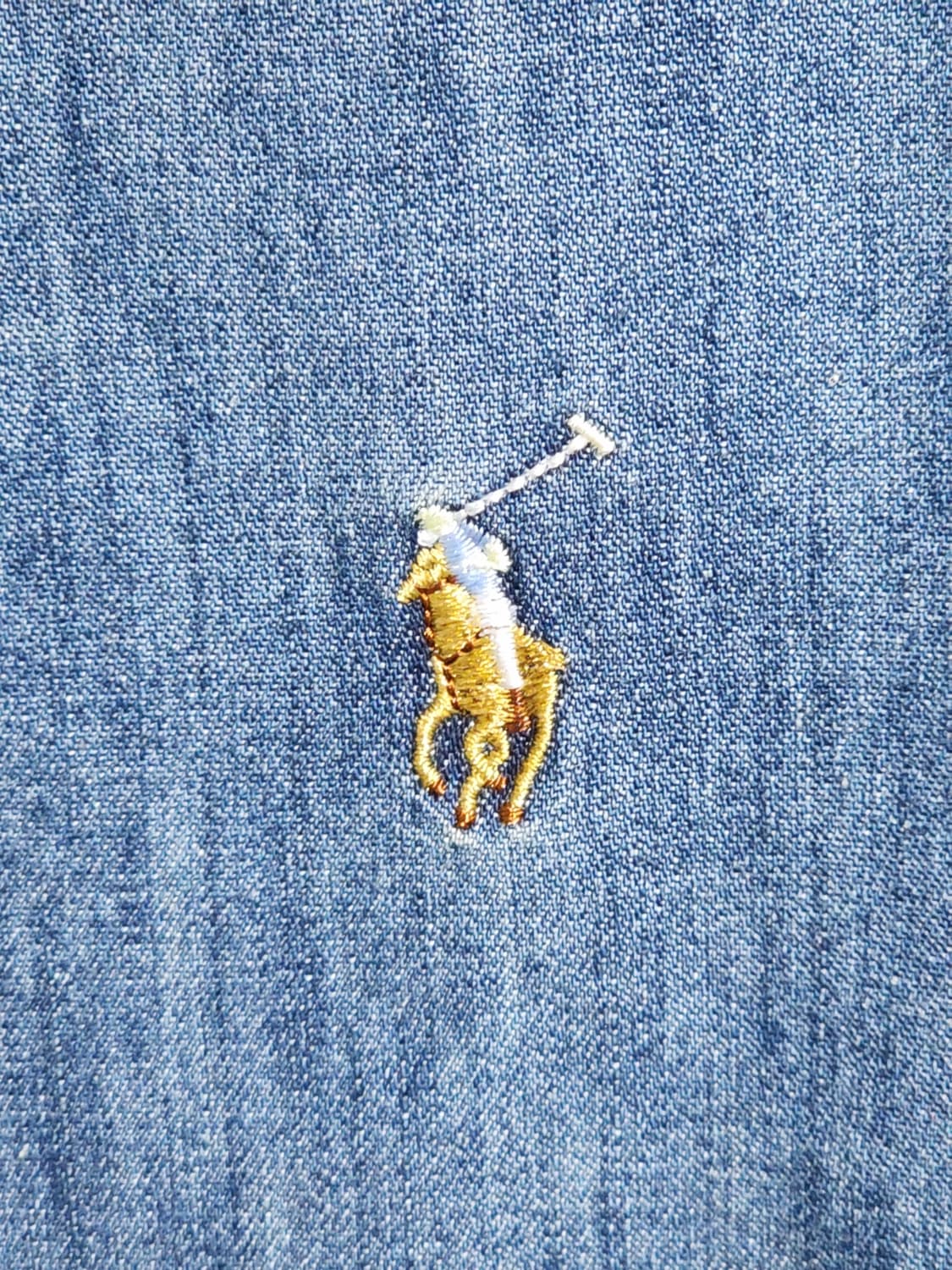 (L) 랄프로렌 폴로 청남방 중청 데님셔츠 청셔츠  상품이미지4