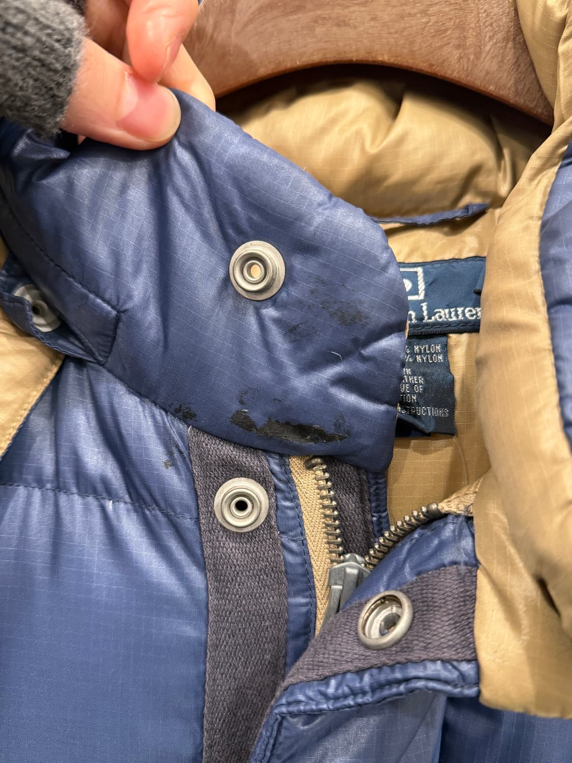 Polo ralph lauren 폴로 랄프로렌 레더 패치 푸퍼 베스트 상품이미지7