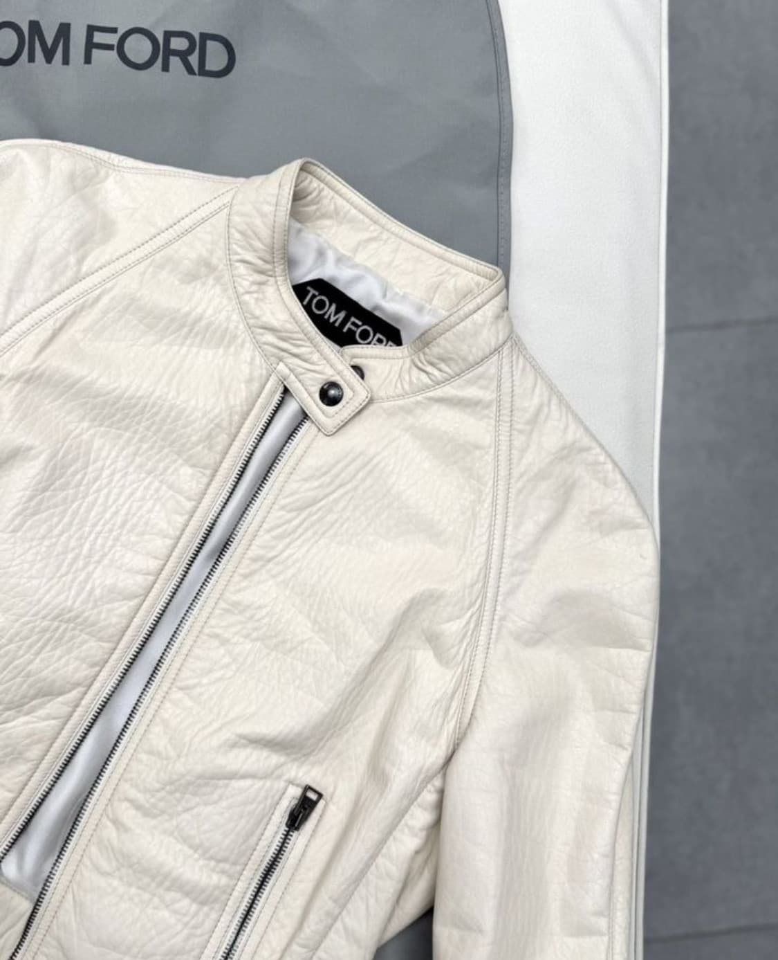 TOM FORD  톰 포드 블루종(레더-램스킨/라이닝-실크)해외발송 상품이미지3