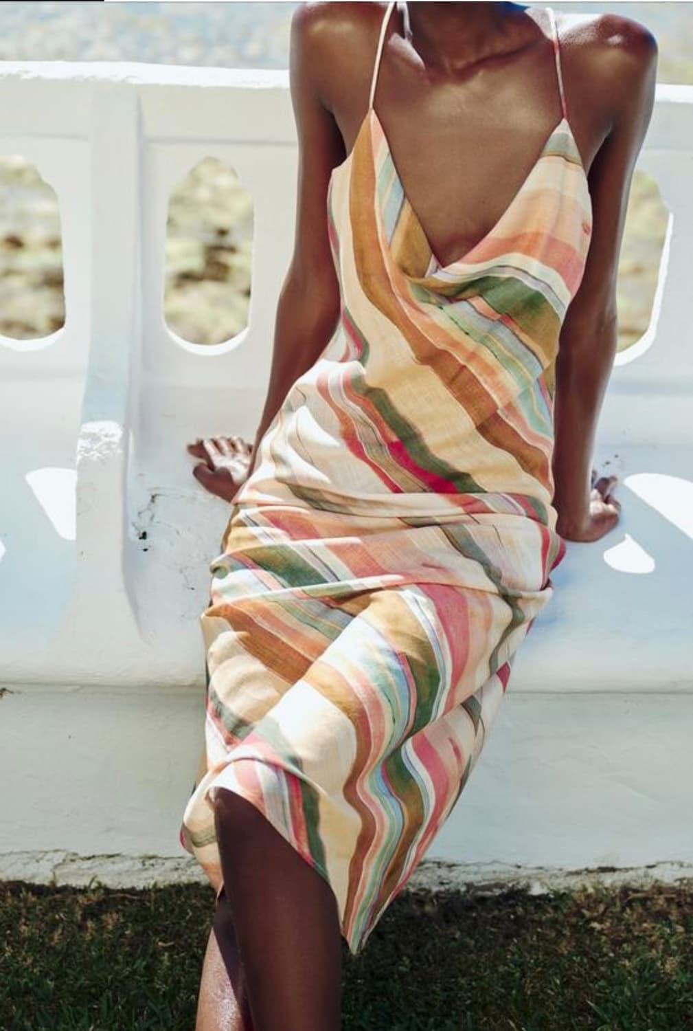 자라 린넨원피스 XS 상품이미지1