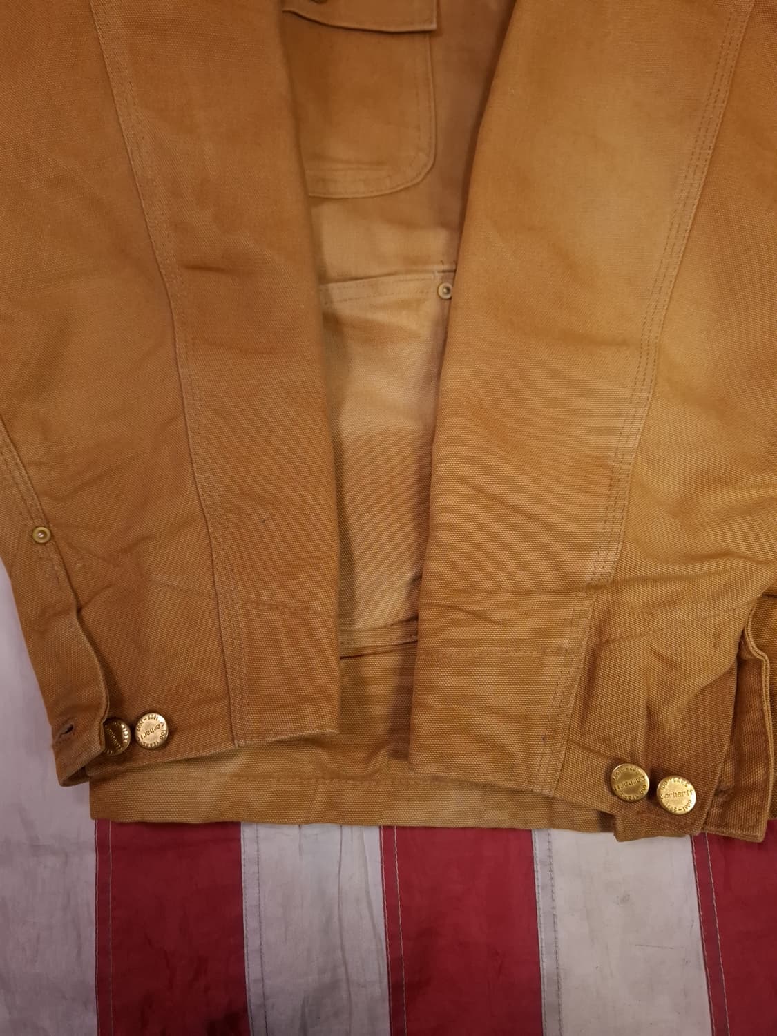 오리지날 90's 미국제조 칼하트 100주년 초어자켓 상품이미지8