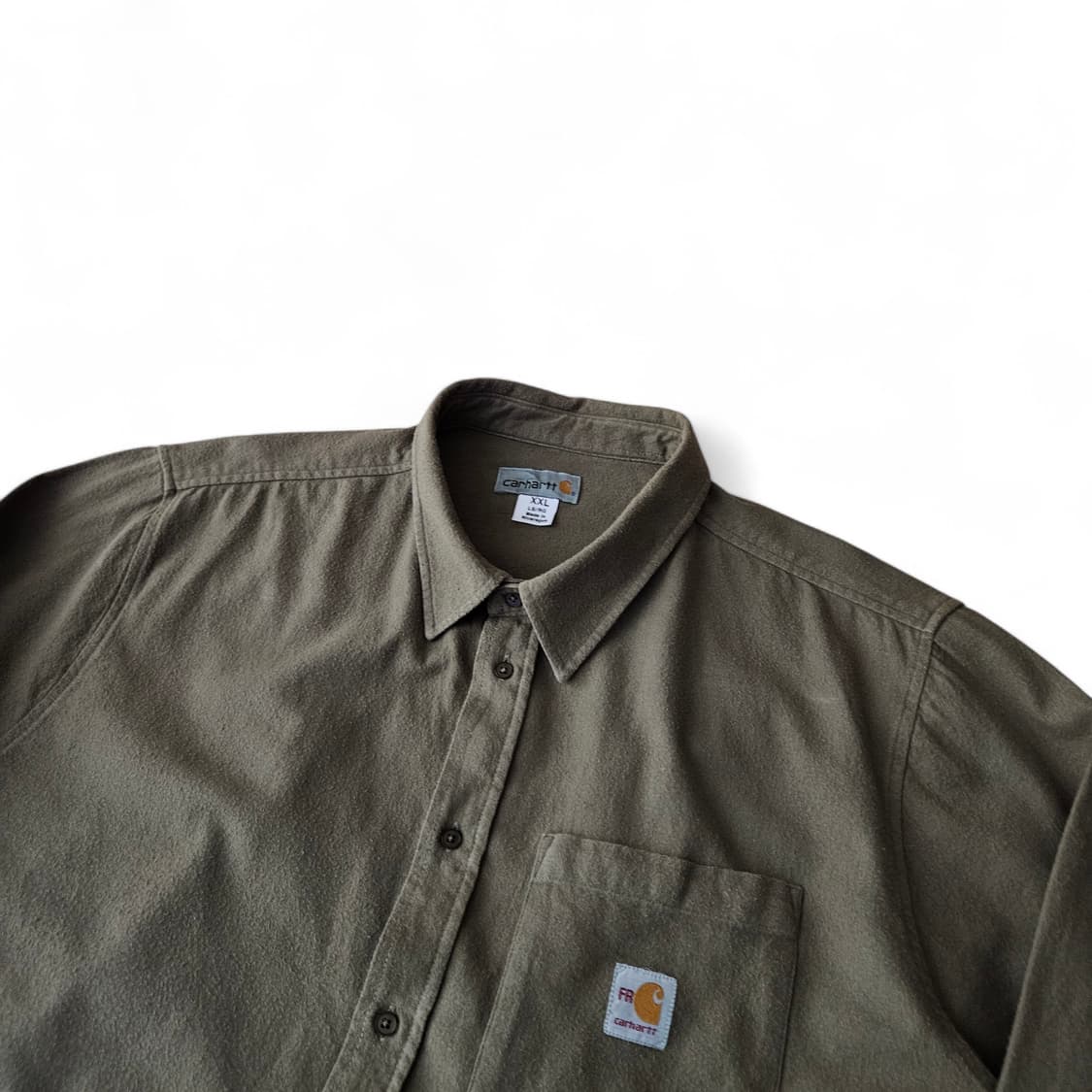 FR칼하트 면 오버핏 긴팔셔츠 XXL 상품이미지3
