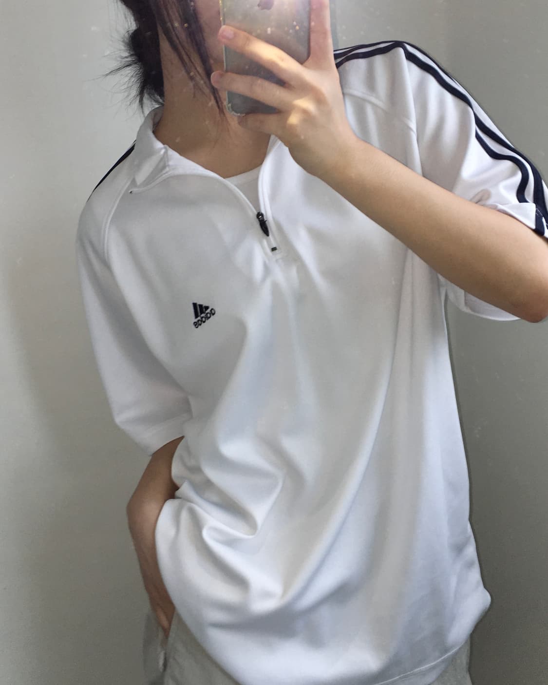 Adidas 아디다스 오리지널 화이트 져지 티셔츠 상품이미지3