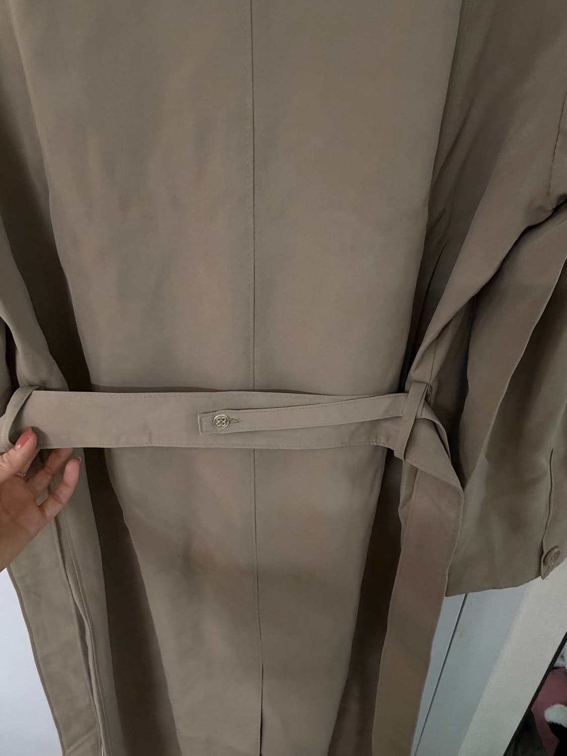 남녀 가능)런던포그 맥시 트렌치코트 상품이미지3