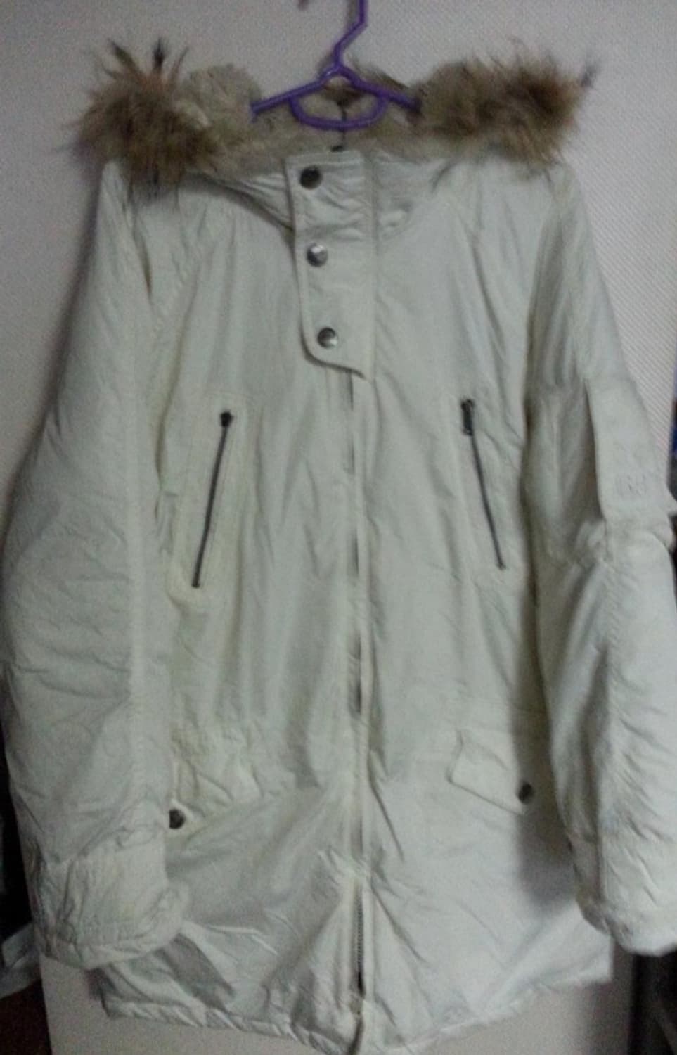 스멕스 덕다운 라쿤털후드 롱 패딩 L100 상품이미지1