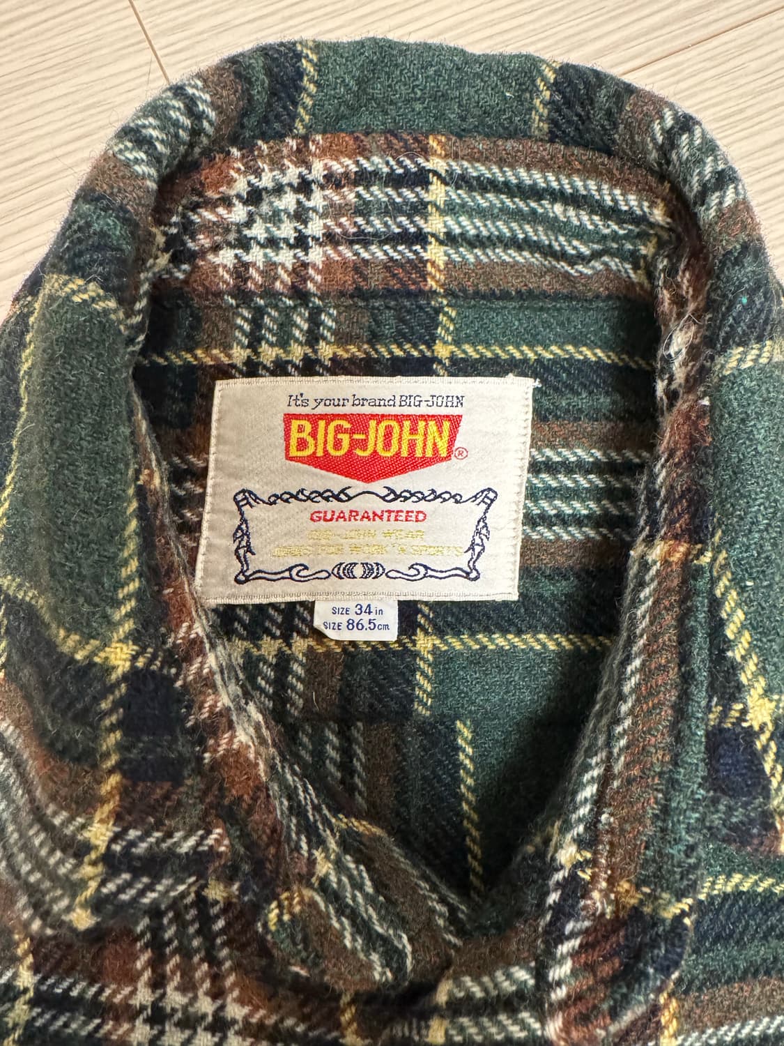 빈티지 울 셔츠 자켓 상품이미지3