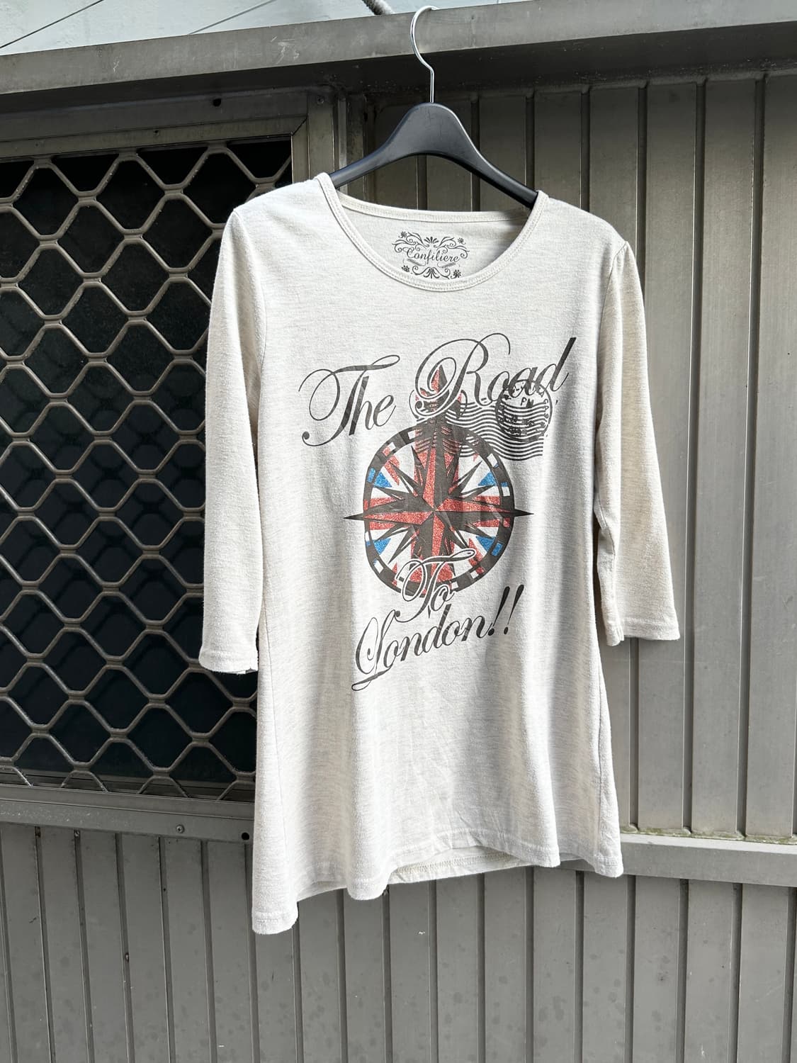 Vintage y2k lettering printing sleeve  상품이미지1