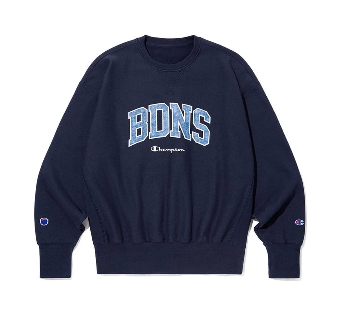 (새상품 XL)챔피온 빠더너스 BDNS 리버스위브 맨투맨 네이비 상품이미지8