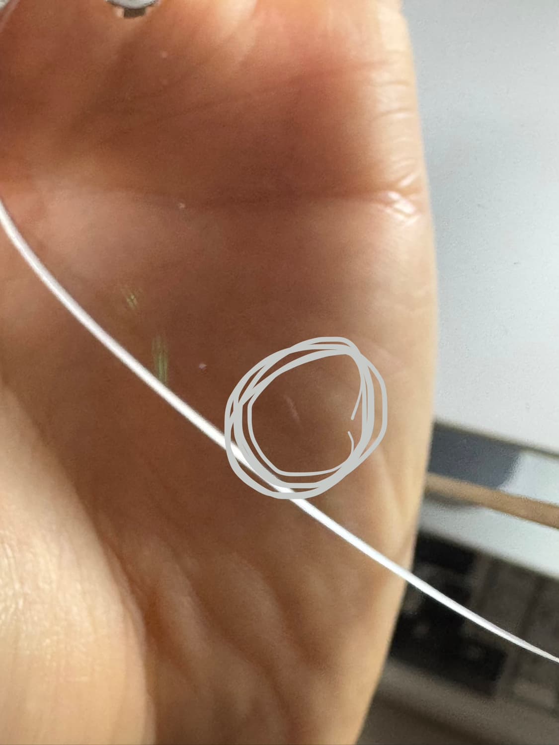 백산 하쿠산 아나아키 M 투명 무테 안경 상품이미지10