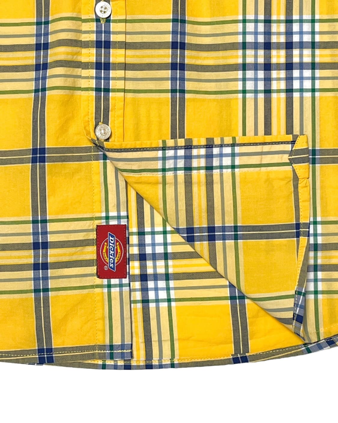 Dickies yellow check shirt 상품이미지4
