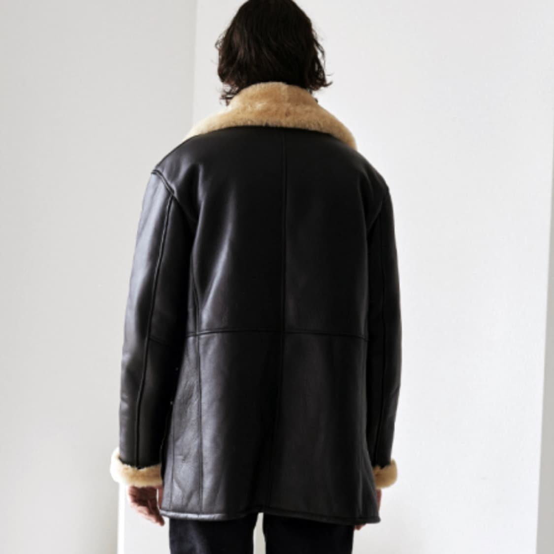 스페로네(SPERONE) 무스탕 더블코트 자켓 100-105 상품이미지2