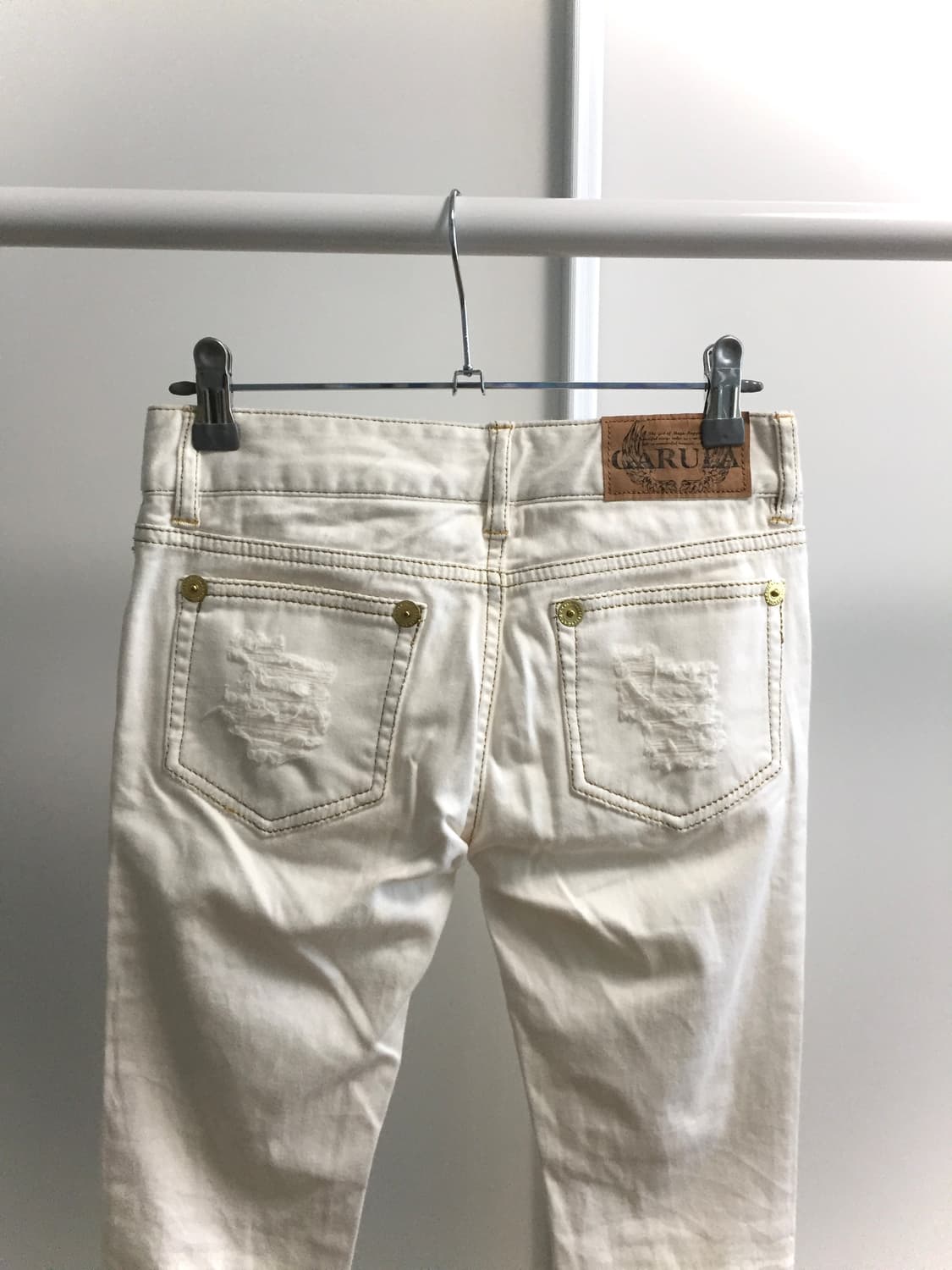 GARULA gold buttons pants 오네갸루 갸루 d.i.a  상품이미지6