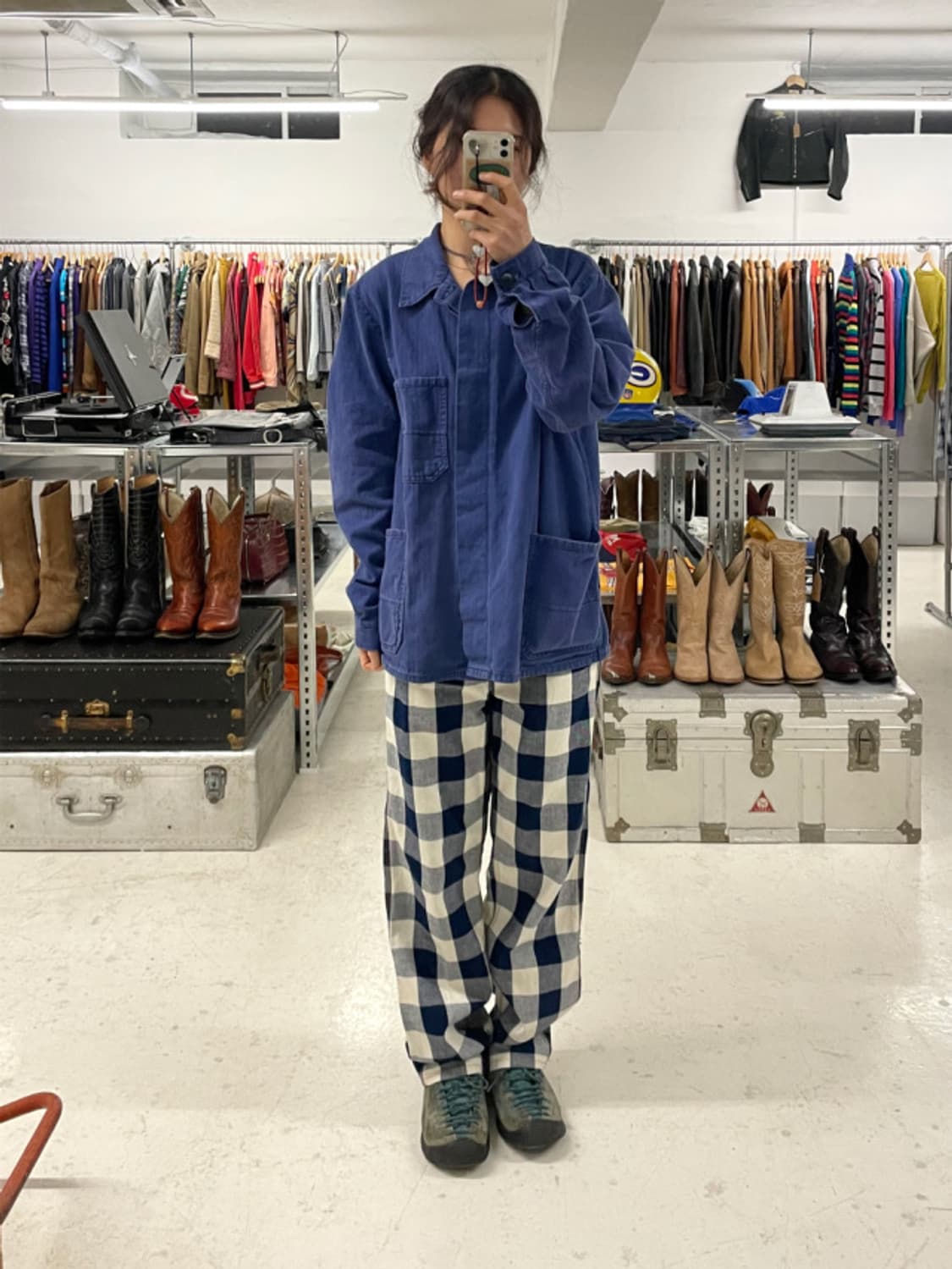 JW ANDERSON x UNIQLO checker board pants 상품이미지1
