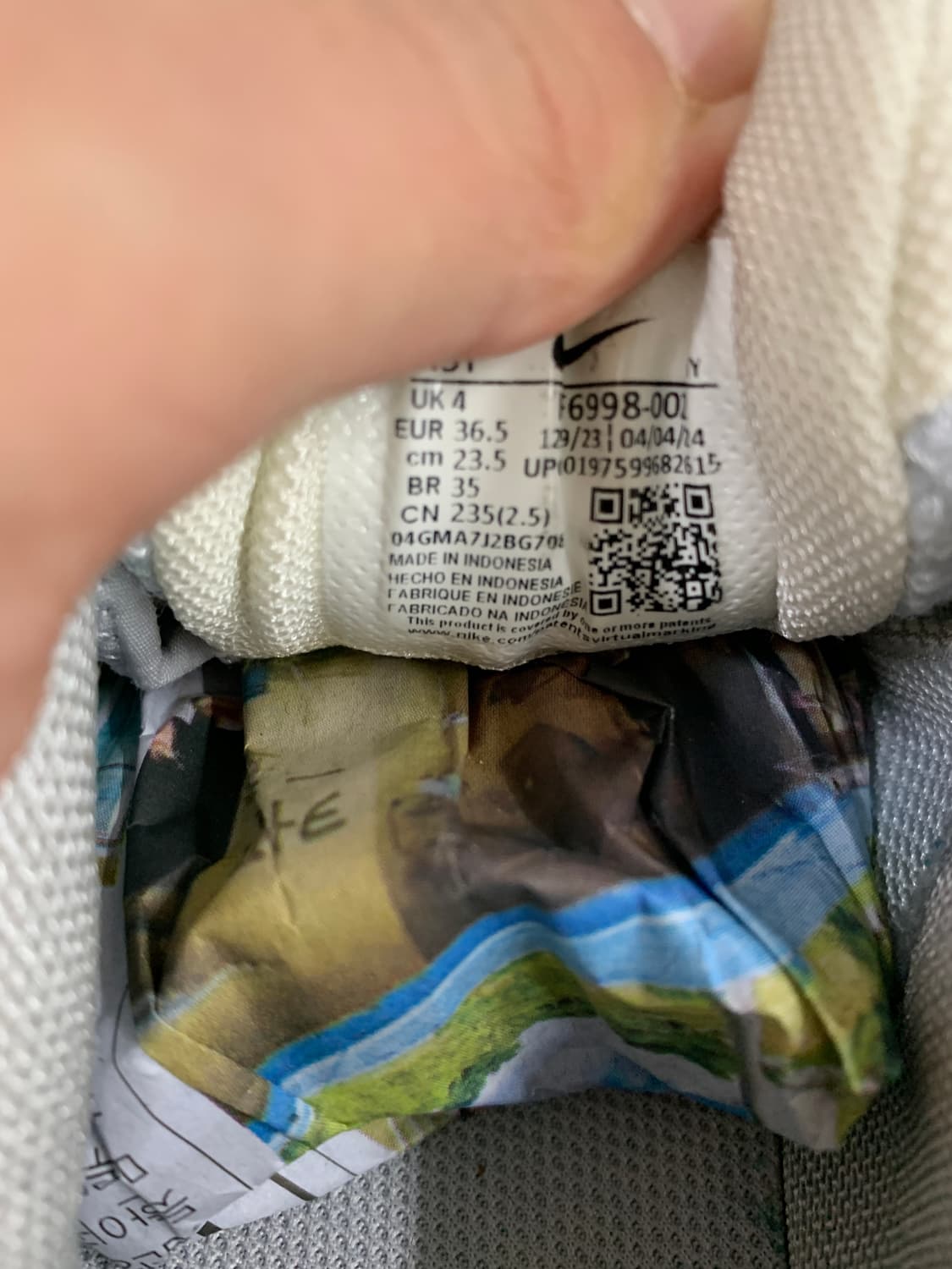 나이키 보메로 5 실버 235 상품이미지8