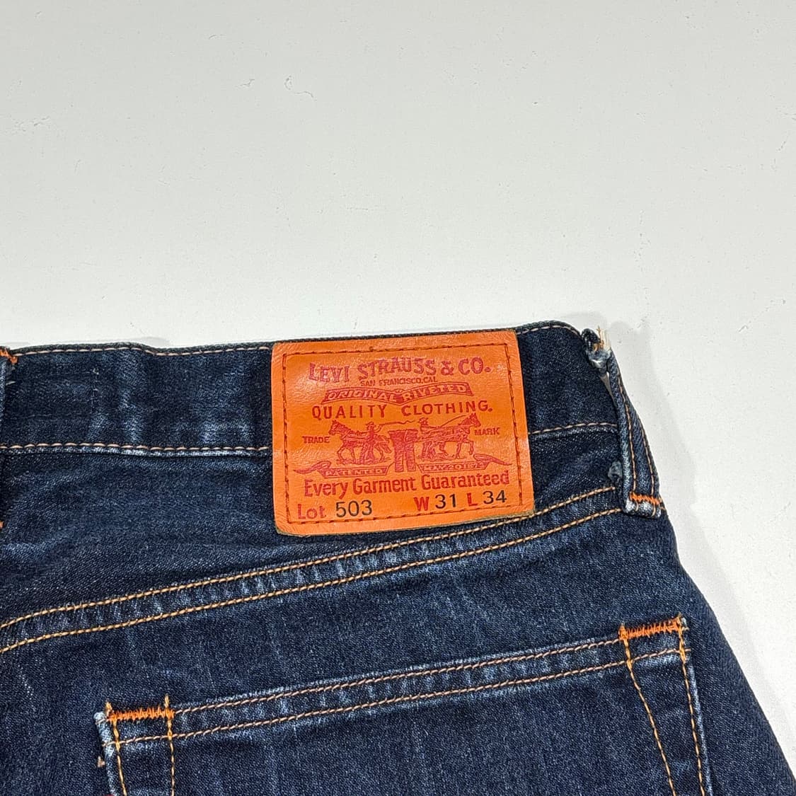 리바이스 워싱 데님팬츠 상품이미지6