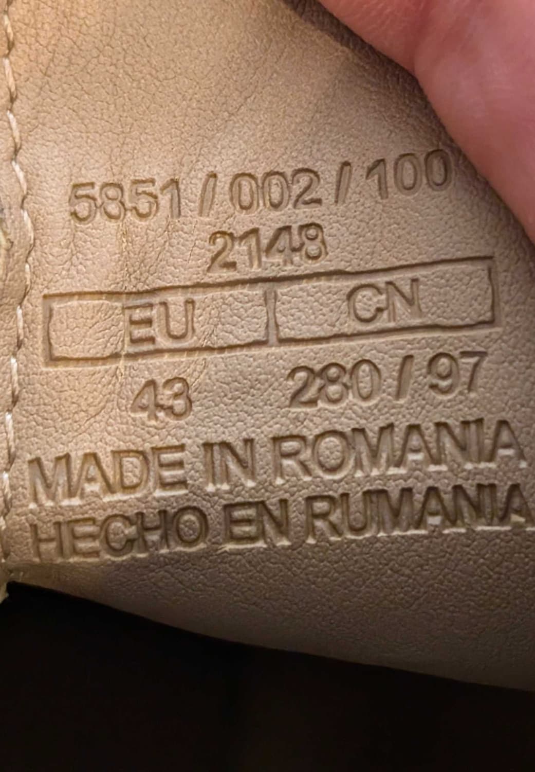 ZARA 자라 남자 브라운 레더 첼시 부츠 (280) 상품이미지9