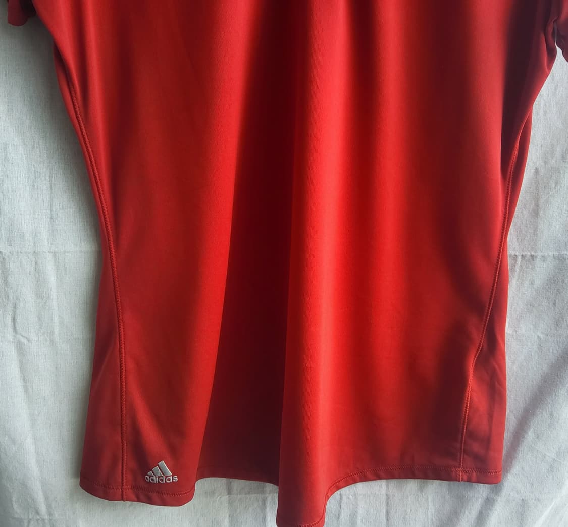 ADIDAS 아디다스 여성 반팔 카라티 L 기능성 폴리 스포츠웨어 골프웨 상품이미지4