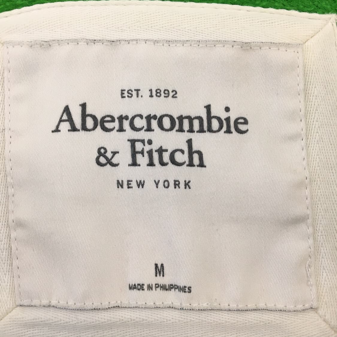 아베크롬비 Y2K 아치로고 그린 후드집업 M  상품이미지5