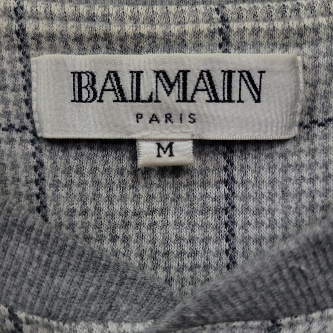 BALMAIN 발망 빈티지 헨리넥 자수로고 셔츠  상품이미지5