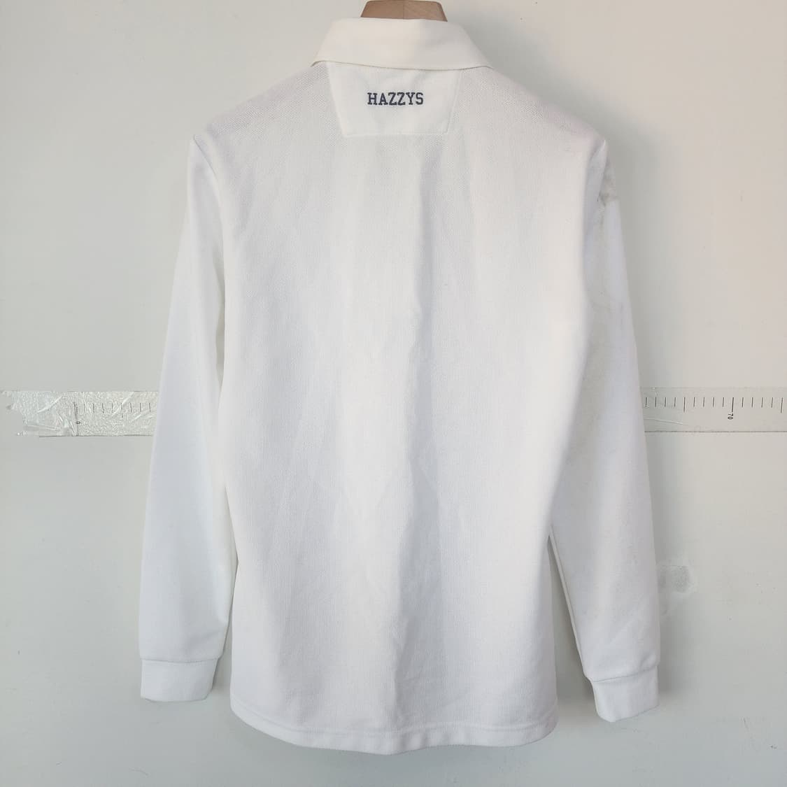 헤지스 화이트 긴팔 폴로티 상품이미지7