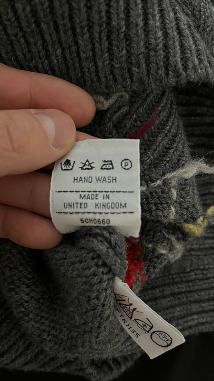 Corgi 핸드메이드 아가일 니트 상품이미지4