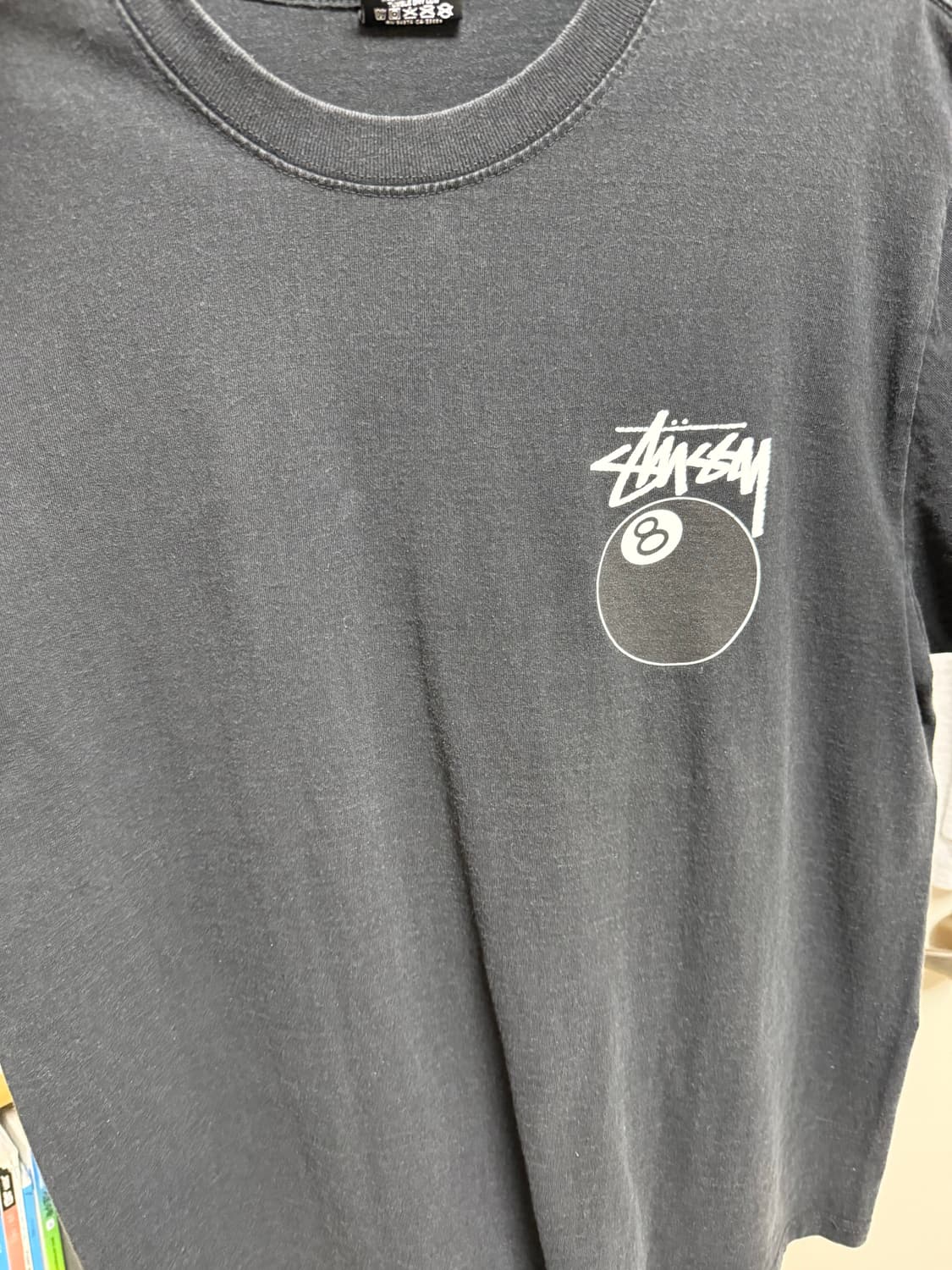 스투시 8볼 티셔츠 블랙 22SS M 상품이미지1