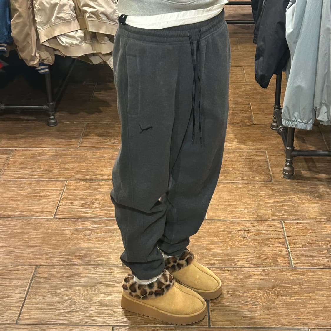 [HI] 퓨마 조거 추리닝 팬츠 차콜 상품이미지3