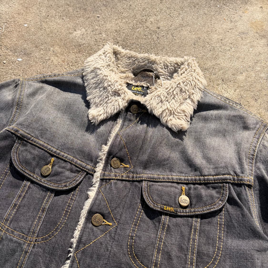 90s LEE 빈티지 쉐르파 데님자켓 L 상품이미지4