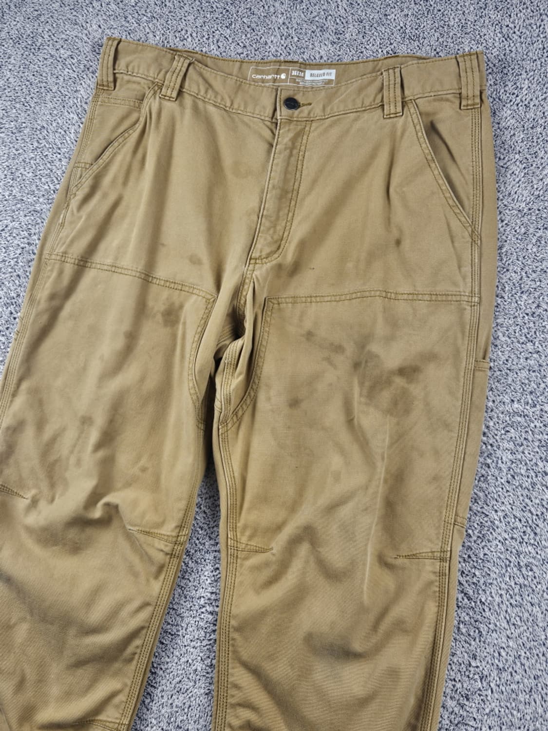 칼하트 코튼 더블니 카펜터 워크 팬츠 ( 36X34 ) / 10612 상품이미지5
