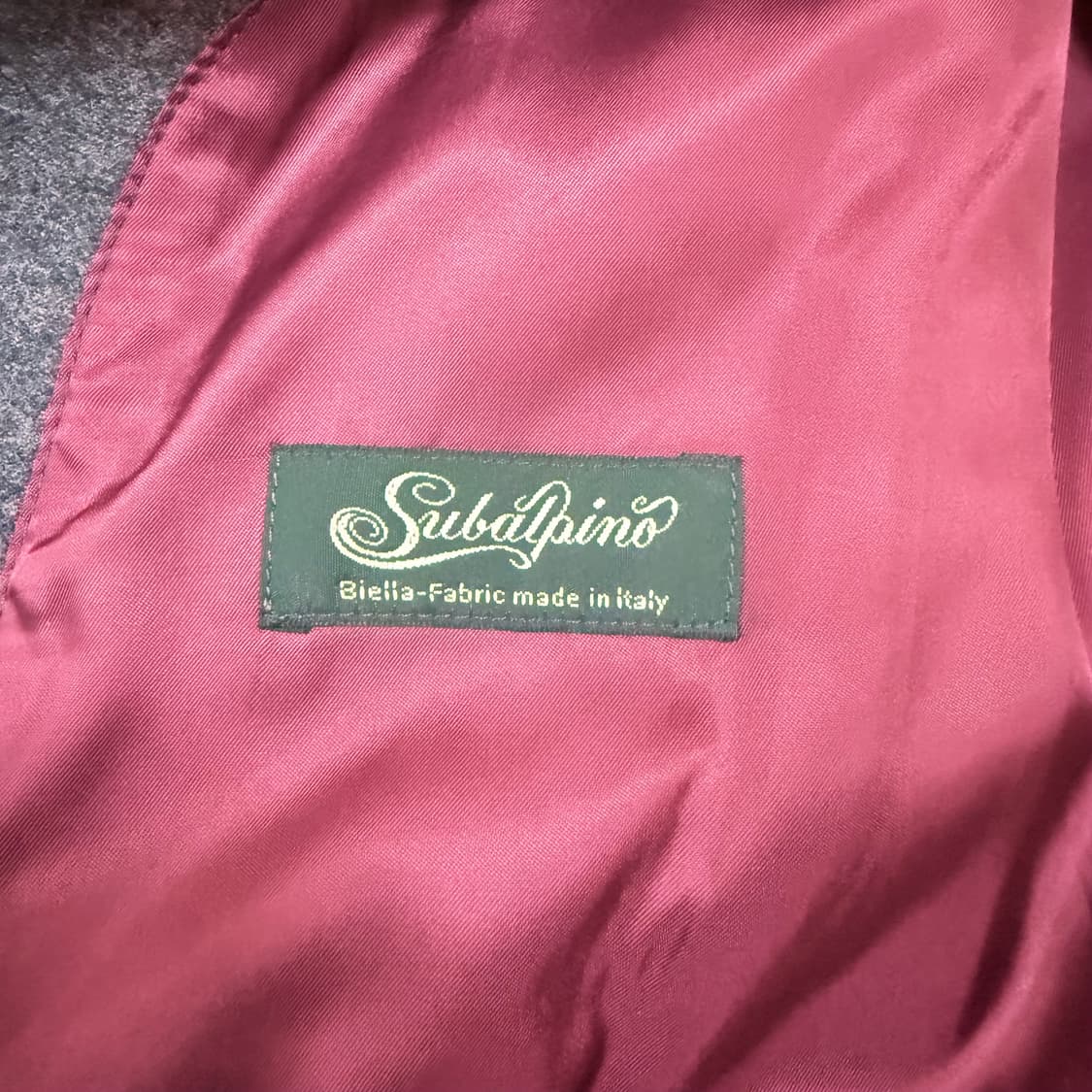 수트서플라이 울실크 코트 madein italy 46 상품이미지4