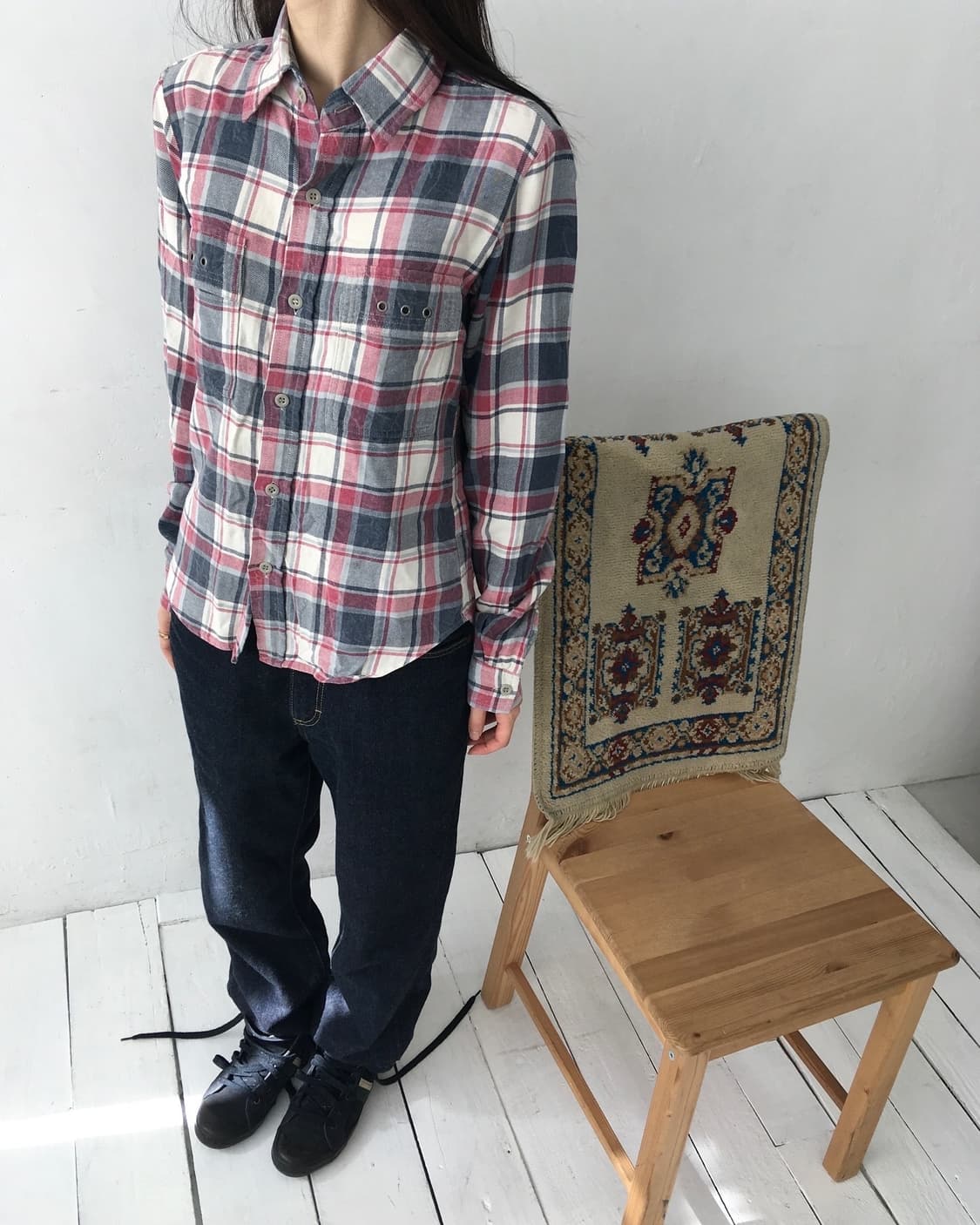 [PLEDGE] Cotton Check Shirts 상품이미지1