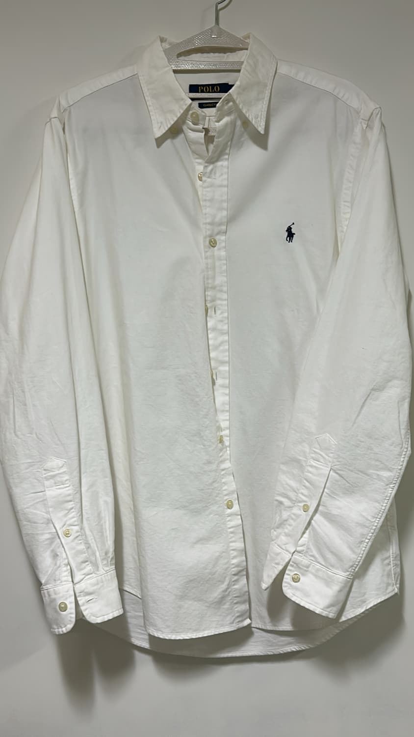 Polo Ralph Lauren Classic Fit Oxford 흰색 상품이미지1