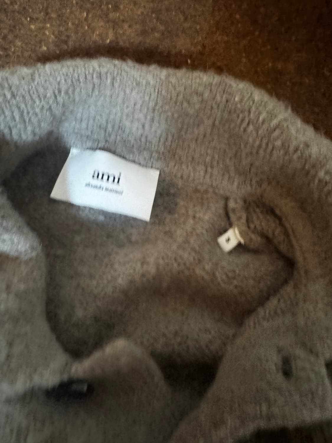 Ami 아미 알파카 폴로 니트 S 상품이미지4